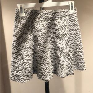Patterned Skater Skirt